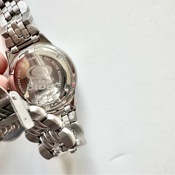 Fossil Blue 100 Meters AM-3099 Divers Watch 340105 - Picture 7 of 13